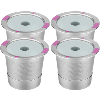 Reusable Stainless Steel K-Cup Coffee Pods – Universal Fit for 1.0 & 2.0 Brewers