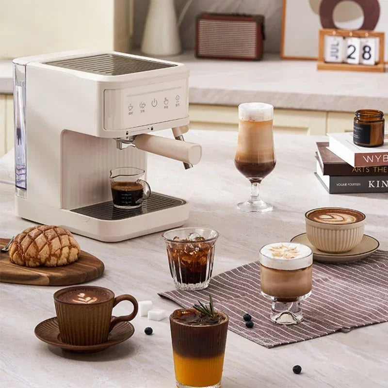 20 Bar Espresso Machine with Milk Frother, Semi-Automatic Cappuccino & Latte Coffee Maker